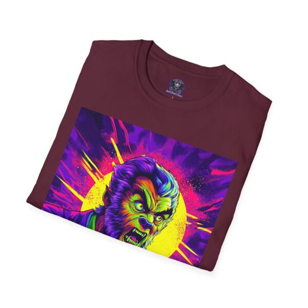 The Wolfman Pop Art 60's Style Unisex T-Shirt - Image 16