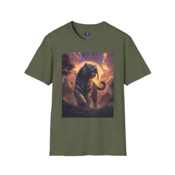 Prehistoric Smilodon aka Sabre-Tooth Tiger V Unisex T-Shirt, Graphic Tee, Unique Gift, Casual Wear - Image 25