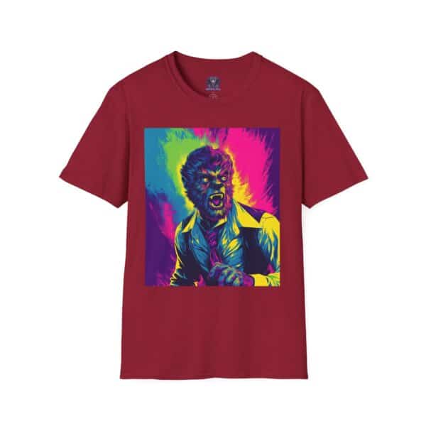 The Wolfman II Pop Art 60's Style Unisex T-Shirt - Image 37