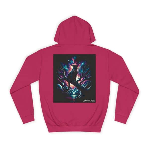 Cosmic Black Panther WD-D009 By Wyldesigns Unisex College Hoodie - Image 18