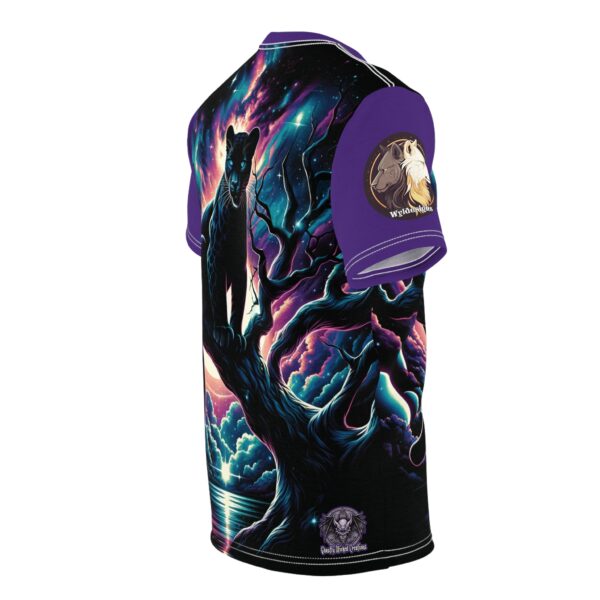 Cosmic Black Panther WD-D009 By Wyldesigns Unisex Cut & Sew Tee (AOP) - Image 18