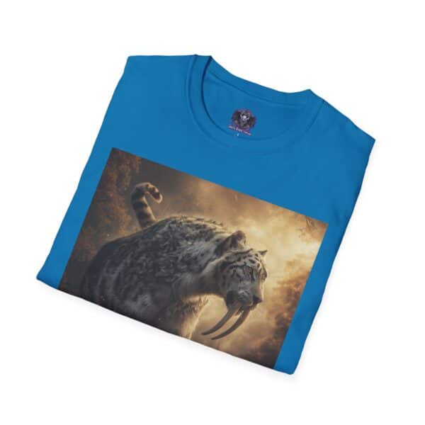 Prehistoric Smilodon aka Sabre-Tooth Tiger VIII Unisex T-Shirt, Graphic Tee, Unique Gift, Casual Wear - Image 32