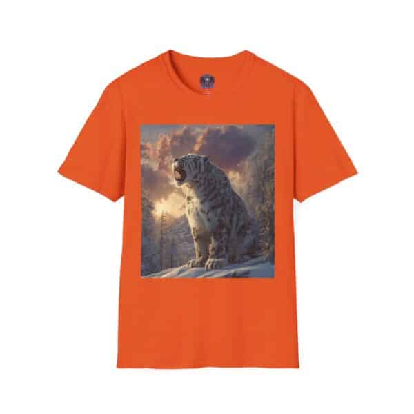 Snow Leopard III By Wyldesigns Unisex T-Shirt - Image 13
