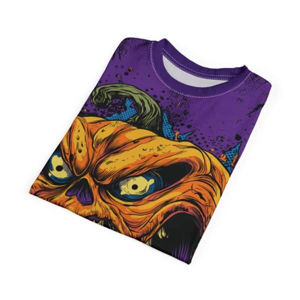Evil Jack O' Lantern II Pop 60's Art Style Tee Unisex (AOP) - Image 40