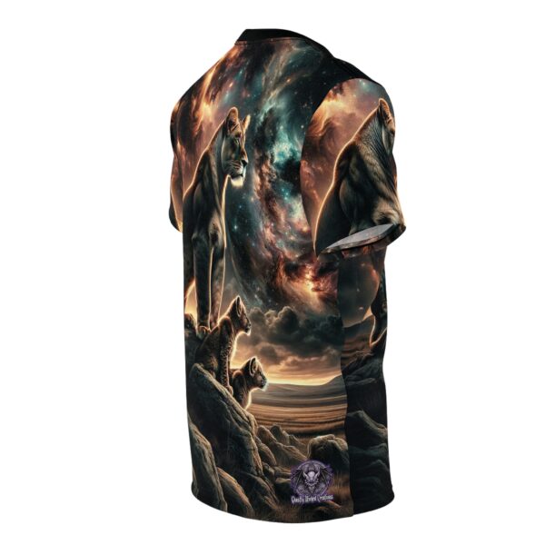 Lioness & Cubs WD-D010 By Wyldesigns Unisex Cut & Sew Tee (AOP) - Image 4
