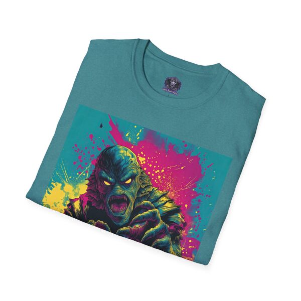Creature From The Deep Pop Art 60's Style Unisex T-Shirt - Image 4