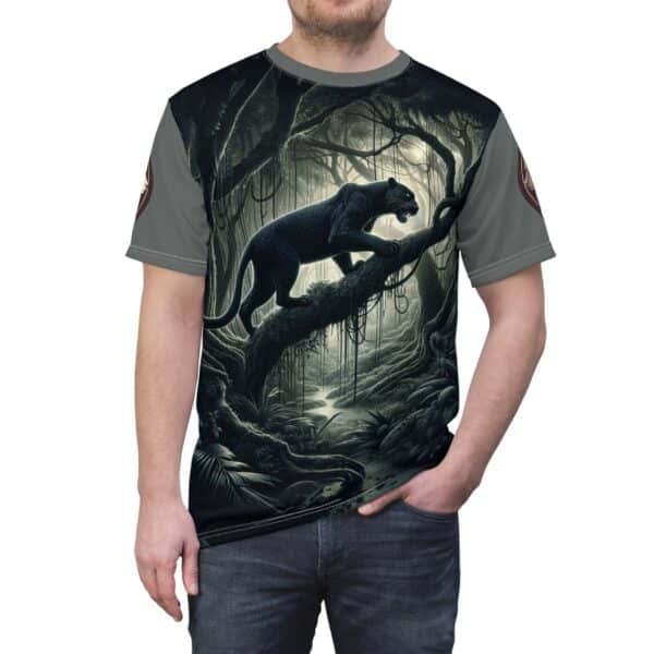 Black Panther WD-D002 By Wyldesigns Unisex Cut & Sew Tee (AOP) - Image 19