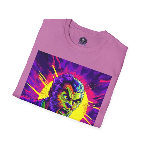 The Wolfman Pop Art 60's Style Unisex T-Shirt - Image 36