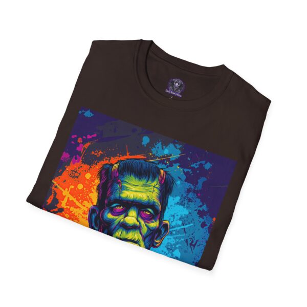 Frankenstein Pop Art 60's Style Unisex T-Shirt - Image 24