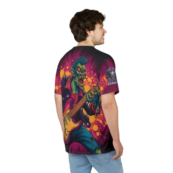 Unisex Tee Zombie Guitarist Monster Pop Art Style 60's (AOP) - Image 13