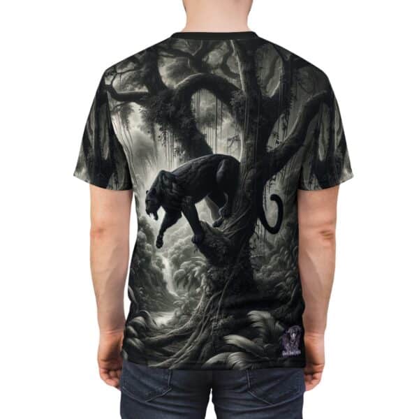 Black Panther WD-D003 By Wyldesigns Unisex Cut & Sew Tee (AOP) - Image 8
