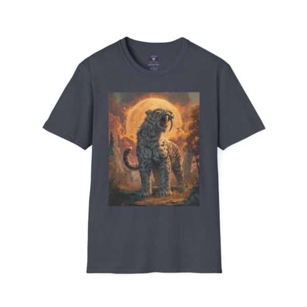 Prehistoric Smilodon aka Sabre-Tooth Tiger VII Unisex T-Shirt, Graphic Tee, Unique Gift, Casual Wear - Image 33