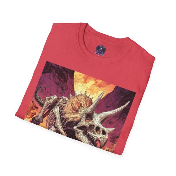 Prehistoric Skeletal Triceratops II Unisex T-Shirt, Graphic Tee, Unique Gift, Casual Wear - Image 52
