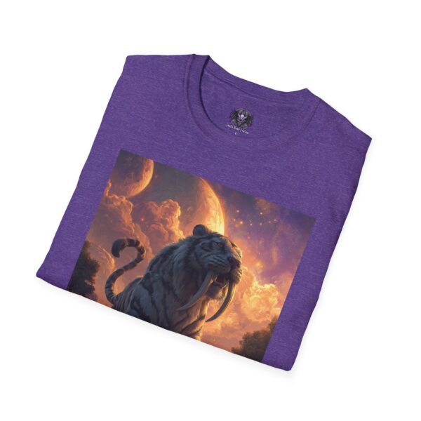 Prehistoric Smilodon aka Sabre-Tooth Tiger III Unisex T-Shirt, Graphic Tee, Unique Gift, Casual Wear - Image 40