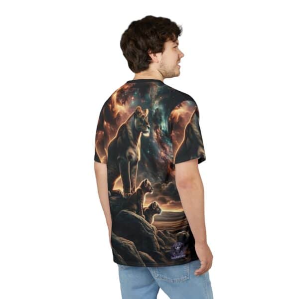 Lioness & Cubs WD-D010 By Wyldesigns Unisex Cut & Sew Tee (AOP) - Image 7