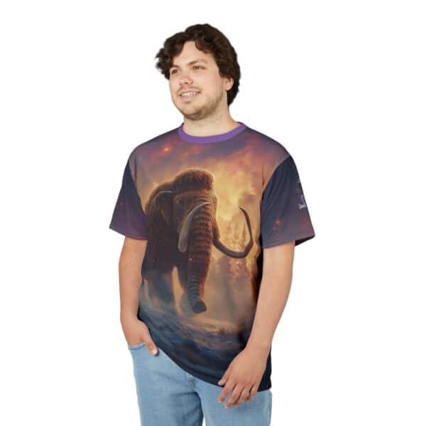 Prehistoric Wooly Mammoth Mastodon Unisex Tee (AOP) - Image 10