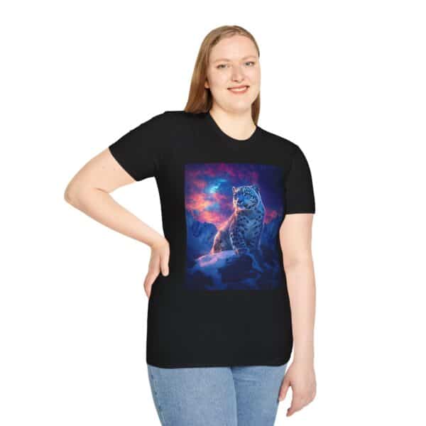 Snow Leopard I By Wyldesigns Unisex T-Shirt - Image 8
