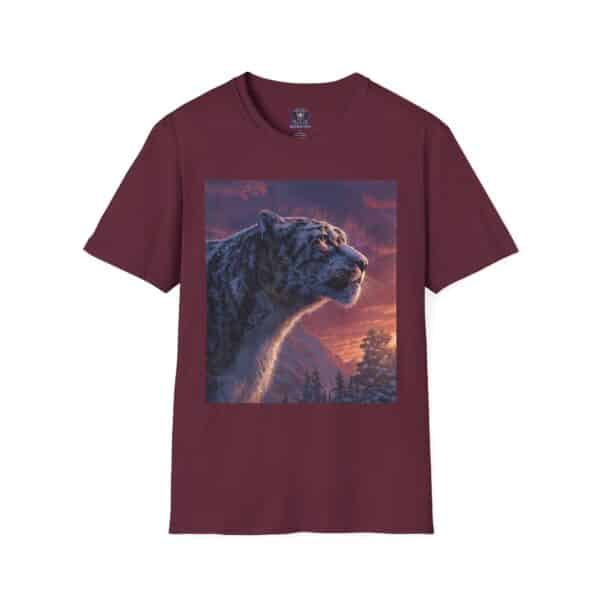 Snow Leopard IV Profile By Wyldesigns Unisex T-Shirt - Image 53