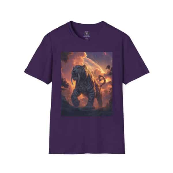 Prehistoric Smilodon aka Sabre-Tooth Tiger IV Unisex T-Shirt, Graphic Tee, Unique Gift, Casual Wear - Image 41