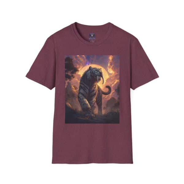 Prehistoric Smilodon aka Sabre-Tooth Tiger V Unisex T-Shirt, Graphic Tee, Unique Gift, Casual Wear - Image 45