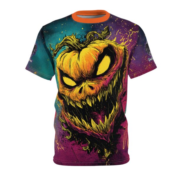 Evil Jack O' Lantern I Pop 60's Art Style Tee Unisex (AOP) - Image 25