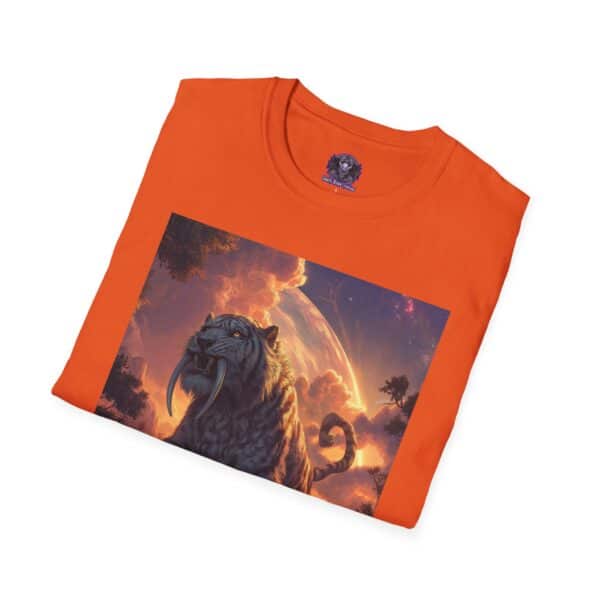 Prehistoric Smilodon aka Sabre-Tooth Tiger IV Unisex T-Shirt, Graphic Tee, Unique Gift, Casual Wear - Image 16