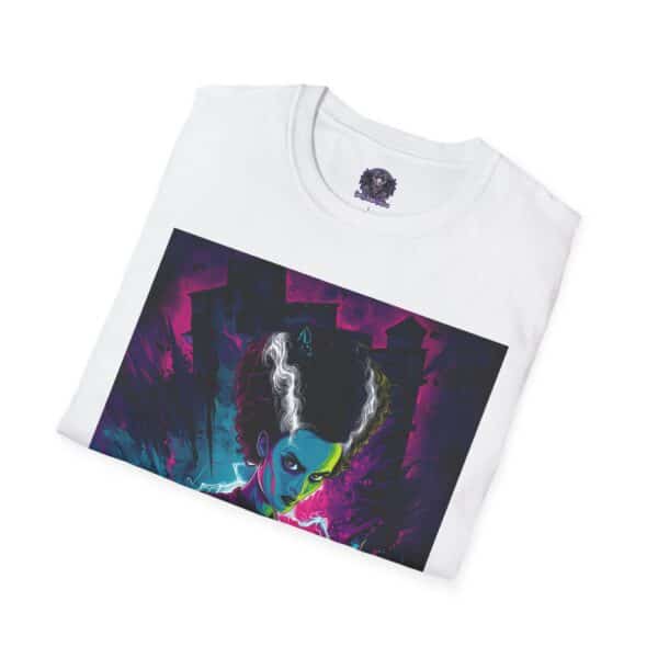Bride of Frankenstein Pop Art 60's Style Unisex T-Shirt - Image 16