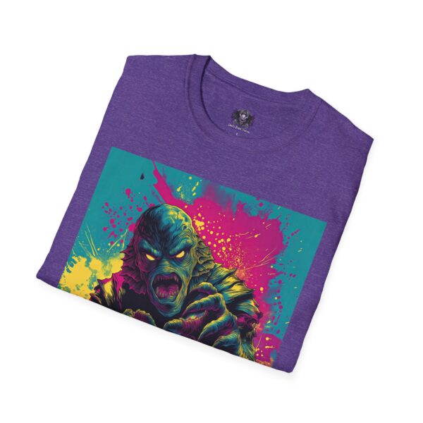 Creature From The Deep Pop Art 60's Style Unisex T-Shirt - Image 32