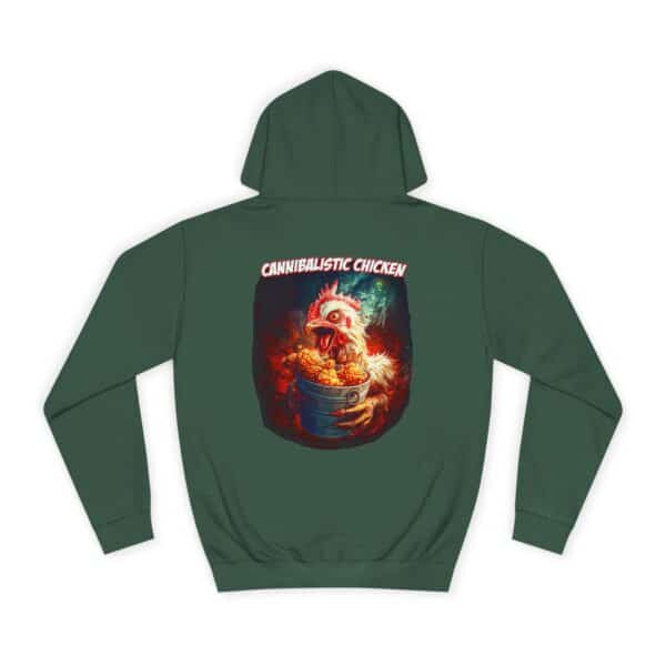 Cannibalistic Chicken Unisex College Hoodie, Funny Hoodie, Unique College Apparel, Gift for Students, Quirky Graphic Sweatshirt - Image 34