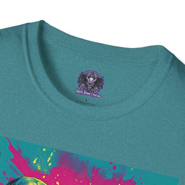 Creature From The Deep Pop Art 60's Style Unisex T-Shirt - Image 3