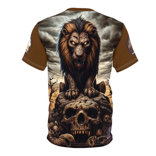 Undead Lion WD-D015 By Wyldesigns Unisex Cut & Sew Tee (AOP) - Image 20