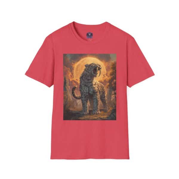 Prehistoric Smilodon aka Sabre-Tooth Tiger VII Unisex T-Shirt, Graphic Tee, Unique Gift, Casual Wear - Image 49