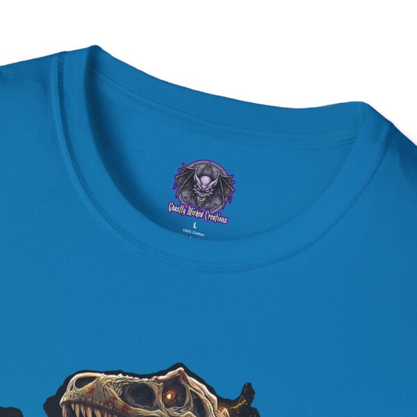 Skeleton T-Rex Unisex T-Shirt, Funny Graphic Tee, Unique Gift, Casual Wear, Tyrannosaurus - Image 31