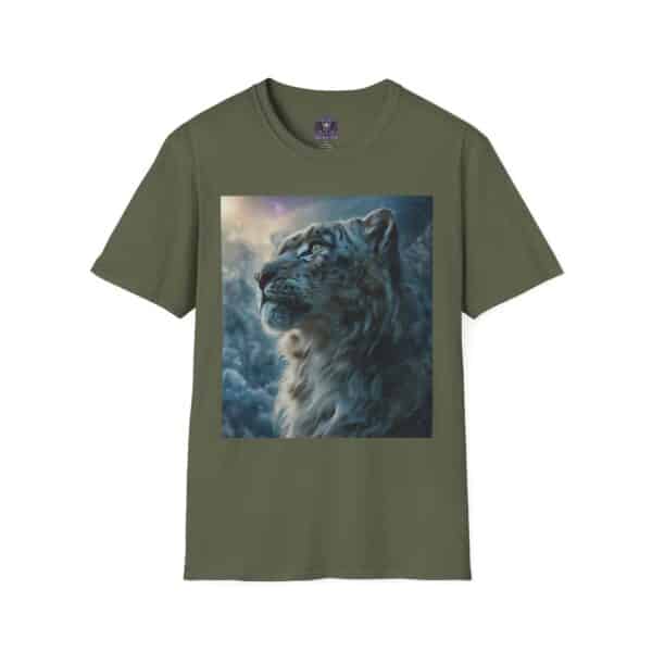 Snow Leopard V Profile By Wyldesigns Unisex T-Shirt - Image 25