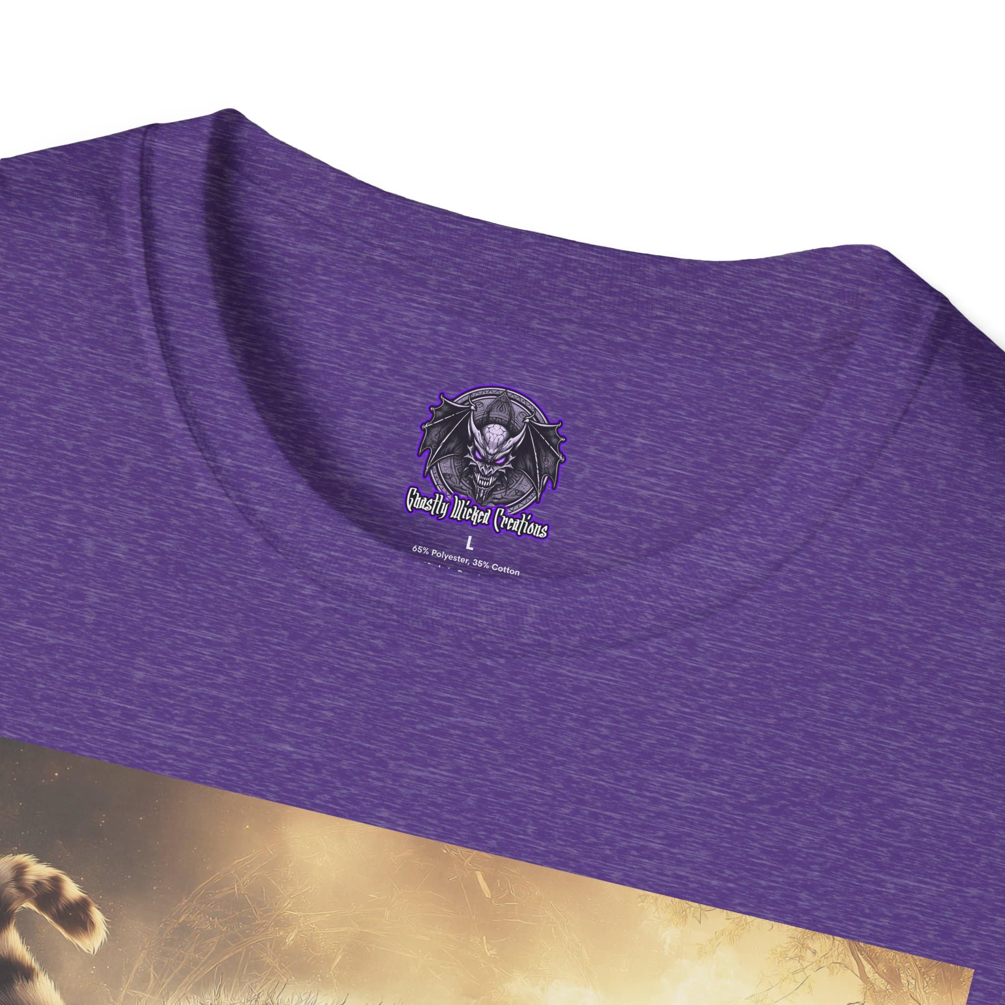 Prehistoric Smilodon aka Sabre-Tooth Tiger VIII Unisex T-Shirt, Graphic Tee, Unique Gift, Casual Wear - Image 39