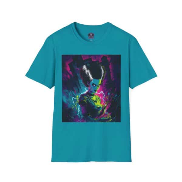 Bride of Frankenstein Pop Art 60's Style Unisex T-Shirt - Image 45