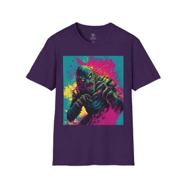 Creature From The Deep Pop Art 60's Style Unisex T-Shirt - Image 33