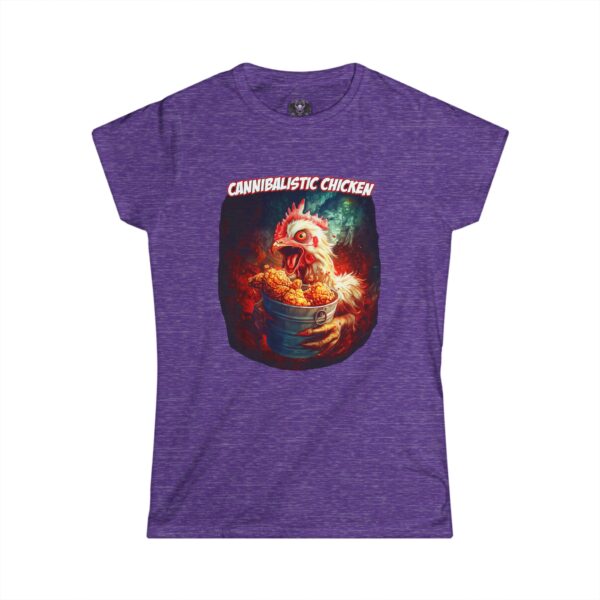 Cannibalistic Chicken Band Women's Softstyle Tee - Funny Graphic Shirt, Unique Gift for Food Lovers, Quirky Casual Wear, Perfect for [...] - Image 34