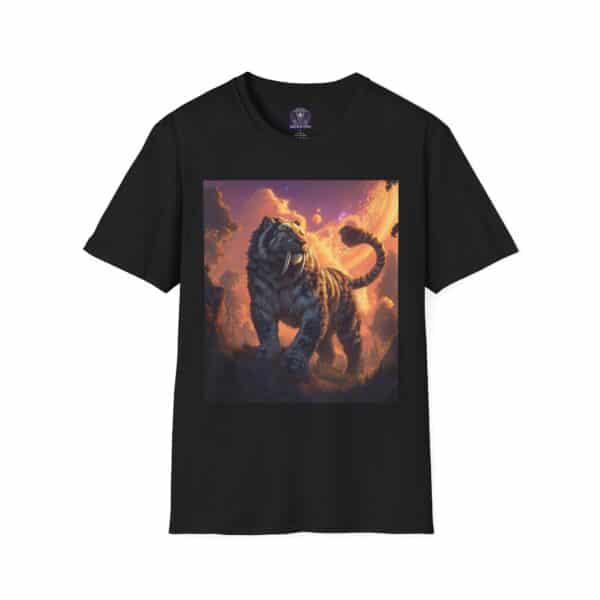 Prehistoric Smilodon aka Sabre-Tooth Tiger I Unisex T-Shirt, Graphic Tee, Unique Gift, Casual Wear