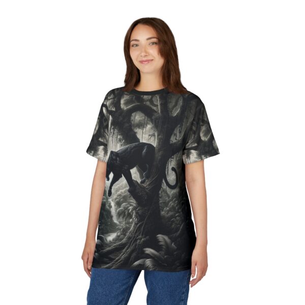Black Panther WD-D003 By Wyldesigns Unisex Cut & Sew Tee (AOP) - Image 7