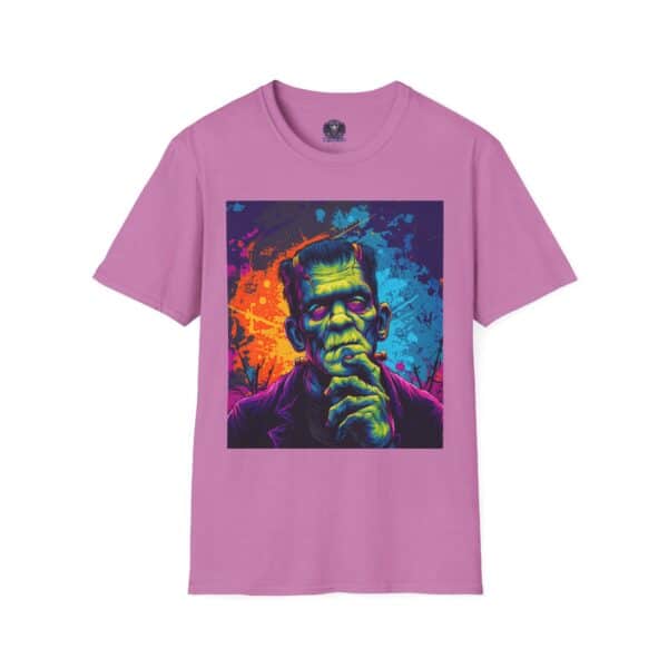 Frankenstein Pop Art 60's Style Unisex T-Shirt - Image 37
