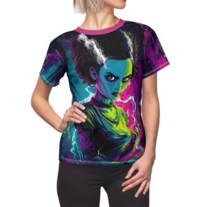 Bride Of Frankenstein Pop 60's Art Style Tee Women's (AOP)