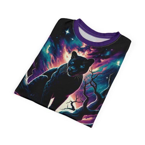 Cosmic Black Panther WD-D009 By Wyldesigns Unisex Cut & Sew Tee (AOP) - Image 28