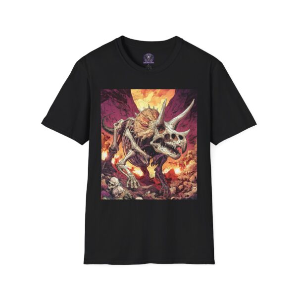 Prehistoric Skeletal Triceratops II Unisex T-Shirt, Graphic Tee, Unique Gift, Casual Wear