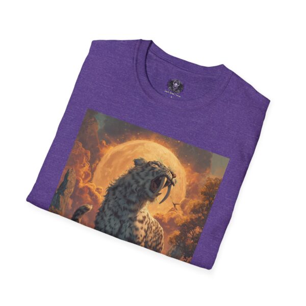 Prehistoric Smilodon aka Sabre-Tooth Tiger VII Unisex T-Shirt, Graphic Tee, Unique Gift, Casual Wear - Image 40