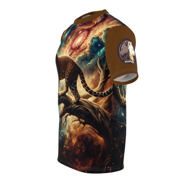 Cosmic Leopard WD-D011 By Wyldesigns Unisex Cut & Sew Tee (AOP) - Image 17