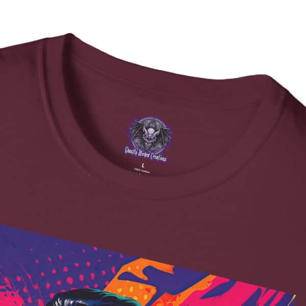 Dracula Pop Art 60's Style Unisex T-Shirt - Image 15