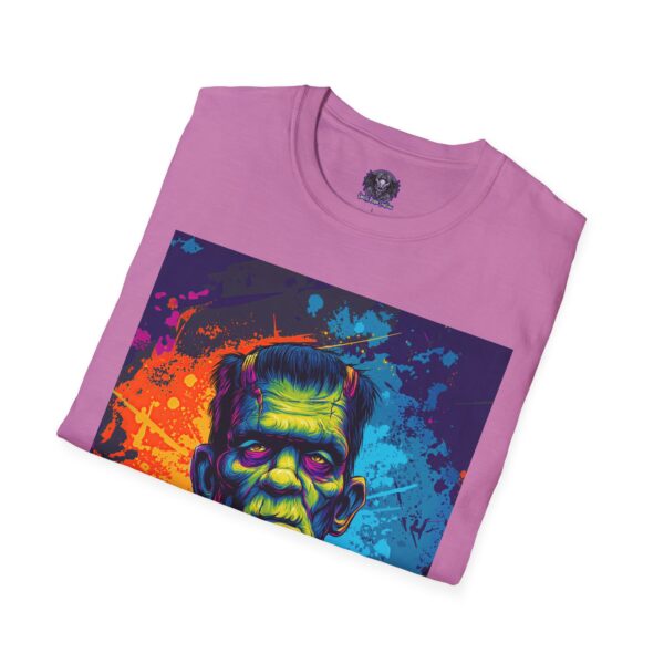 Frankenstein Pop Art 60's Style Unisex T-Shirt - Image 40