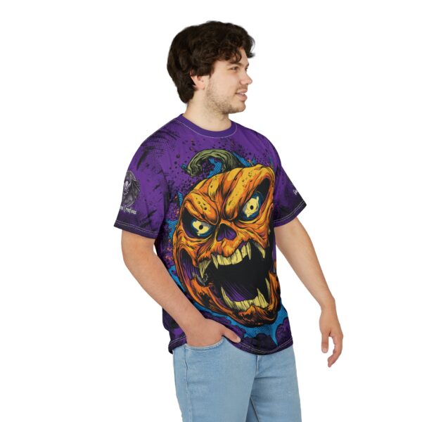 Evil Jack O' Lantern II Pop 60's Art Style Tee Unisex (AOP) - Image 36