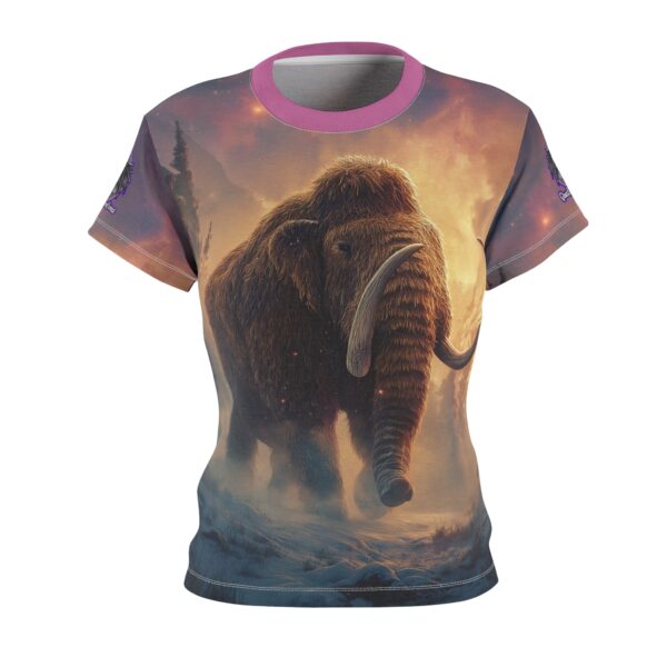 Prehistoric Wooly Mammoth Mastodon Women's Tee (AOP) - Image 2
